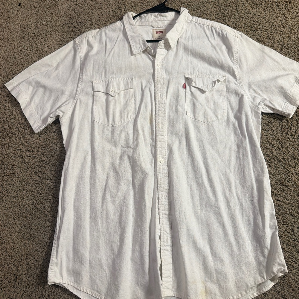 White button down shirt - image 1
